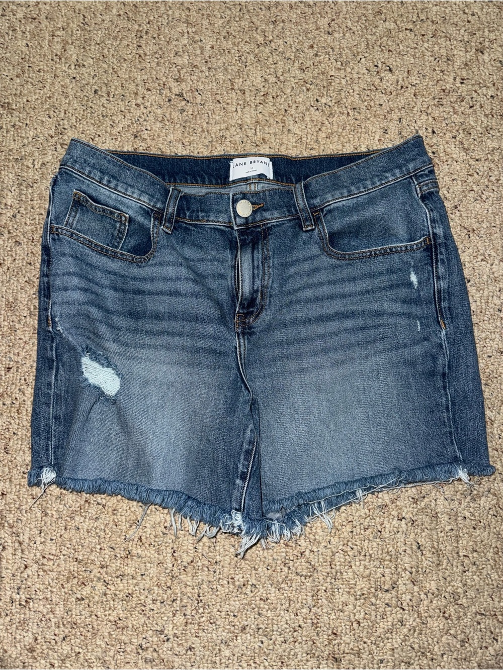 Lane Bryant Mid-Rise Boyfriend Shorts